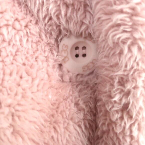 UGG ANNONA SHERPA TRAVEL CARDIGAN IN ROSEWATER - Picture 2 of 9